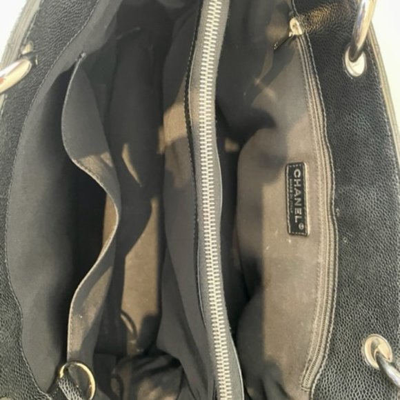 Chanel GST Black Caviar Bag with Silver Hardware - Picture 2 of 5